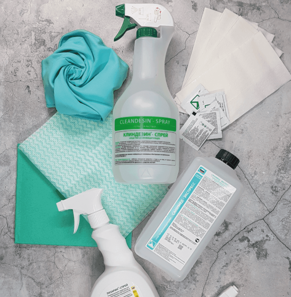 Изображение дезинфицирующих средств
